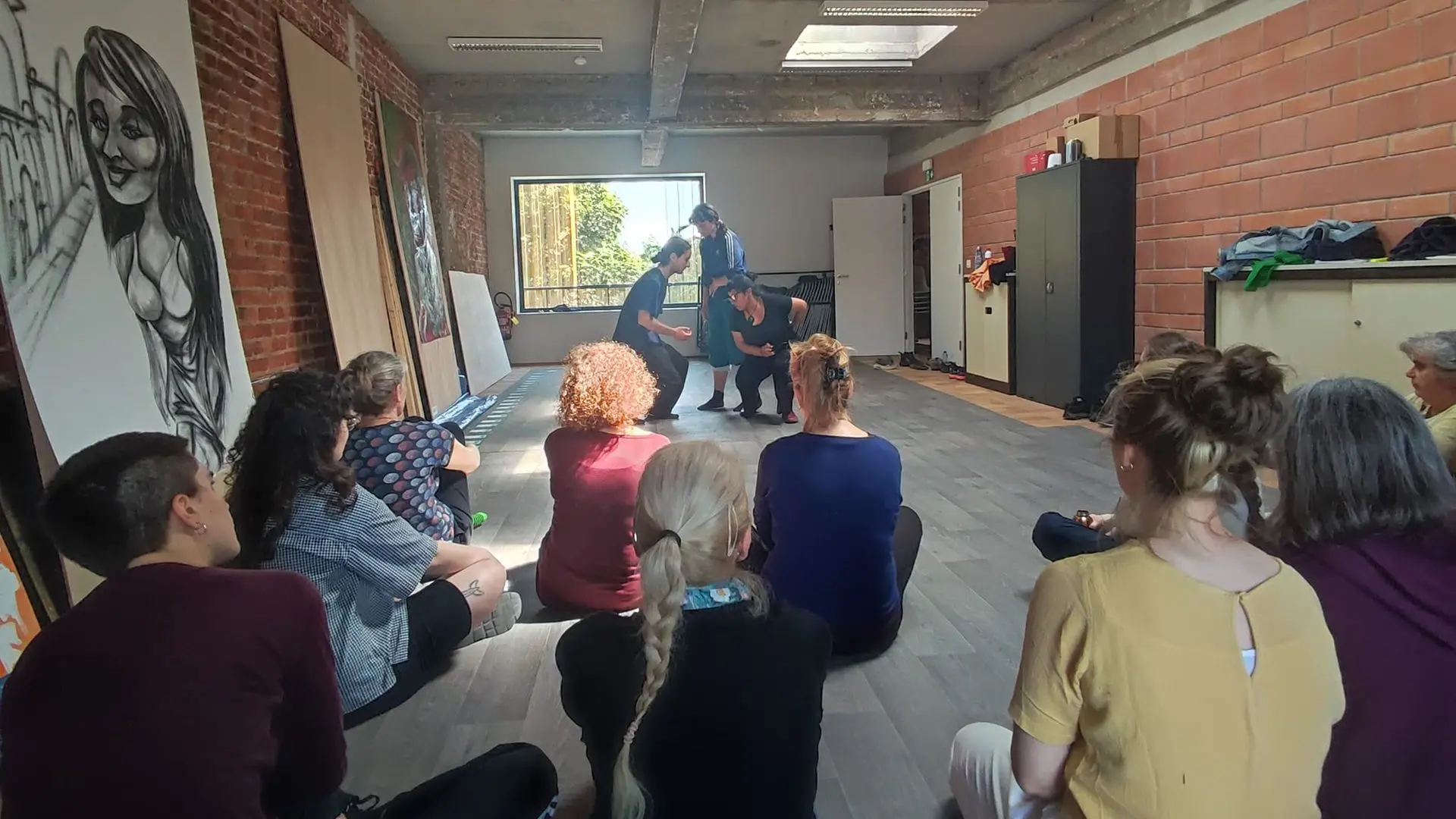 Une activité de médiation culturelle organisée par Mouvance