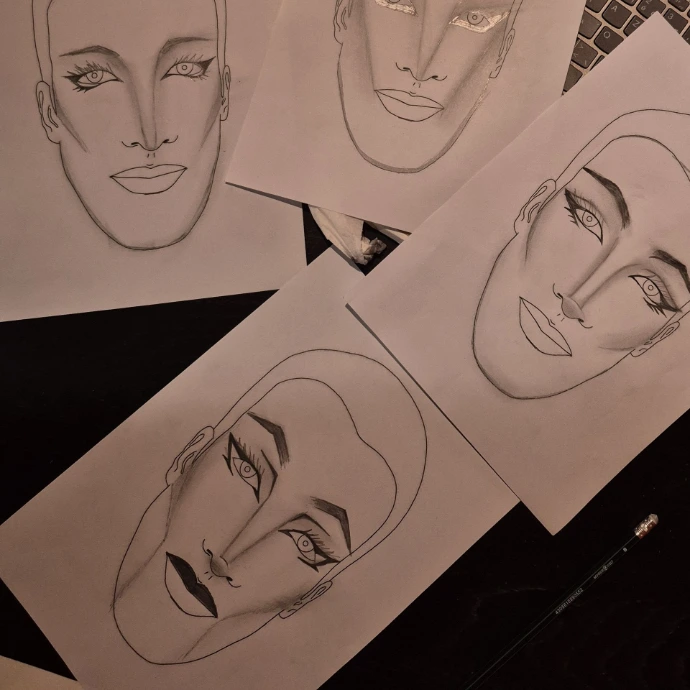 Portrait d'exploration drag