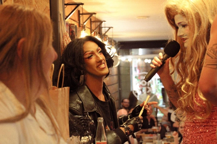 La Métis de Bx au Bingo Drag de Mons